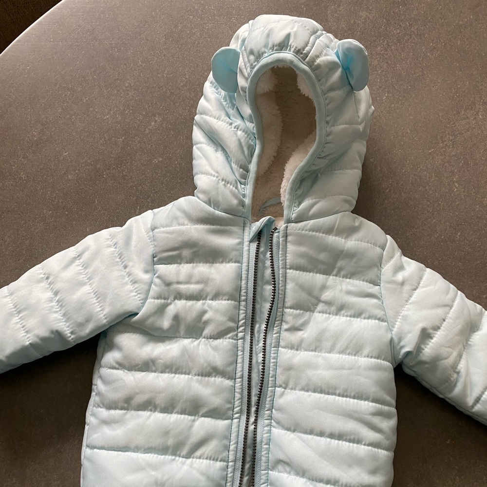 NWT First Impressions Sherpa Lined Baby Jacket - 6-9M